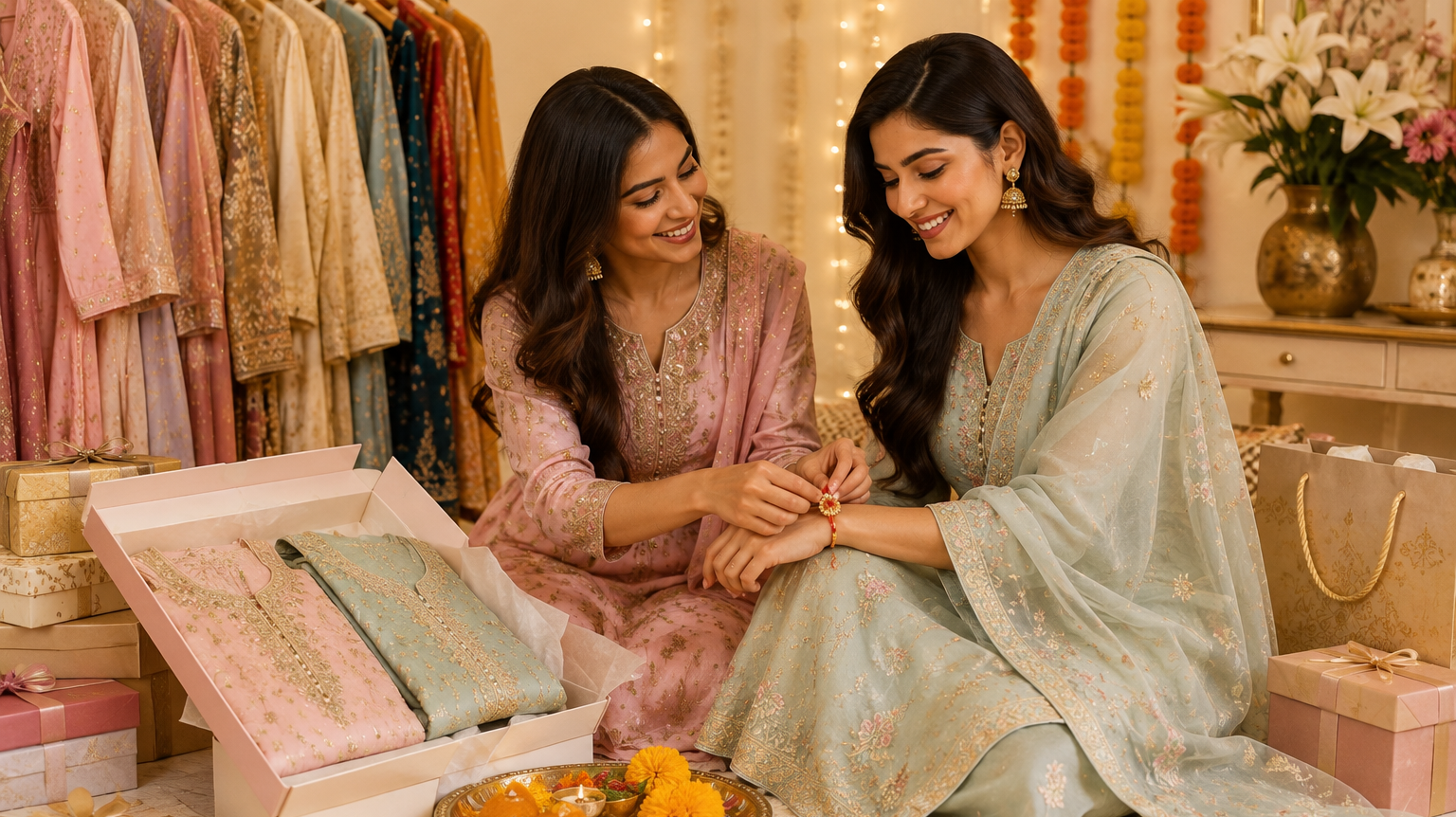 Raksha Bandhan Gift Guide: Indian Outfits for Sisters