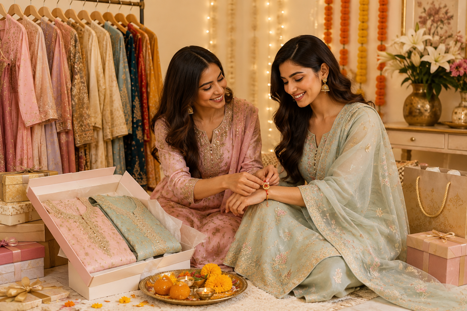 Raksha Bandhan Gift Guide: Indian Outfits for Sisters